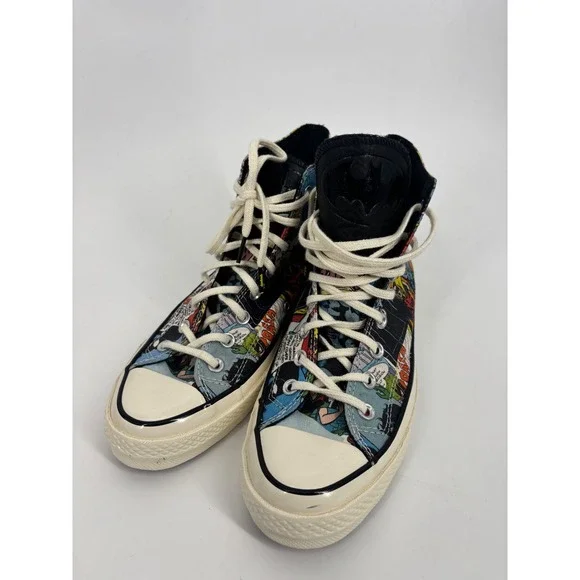 Converse Sneaker Unisex Mens 8 Womens 10 Batman 80th Anniversary Chuck 70 Hi - Picture 3 of 14
